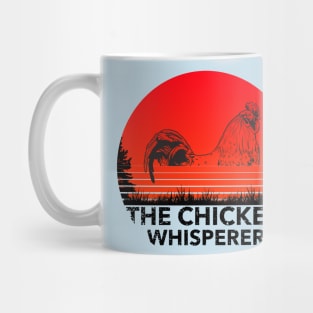 Vintage The Chicken Whisperer Funny Chicken Lover Farming Mug